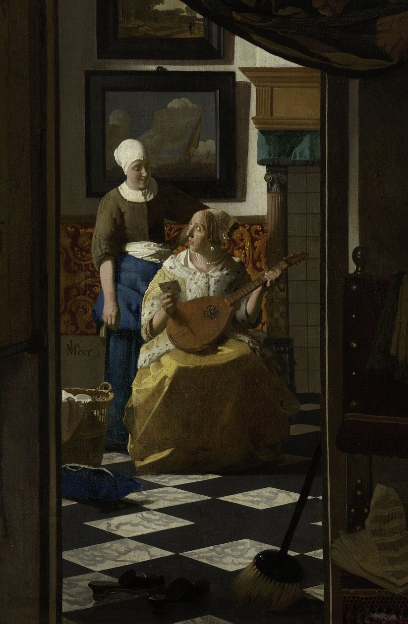 The Love Letter, c.1669-70 by Jan Vermeer van Delft