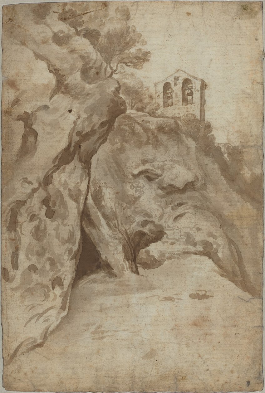 Church Tower on a Hill by Jan Asselijn