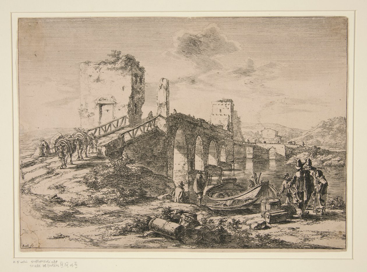Ponte Molle, Rome by Jan Both