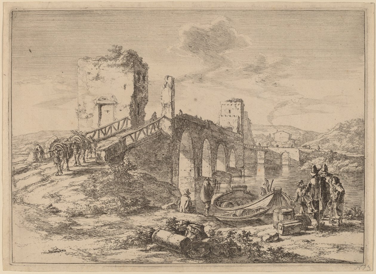 The Ponte Molle by Jan Both