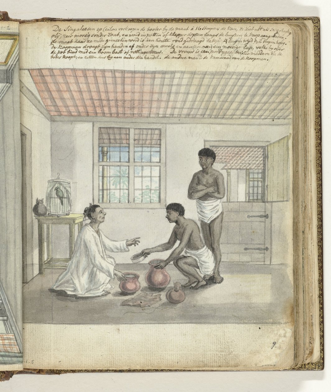 Butter Trade in Ceylon by Jan Brandes