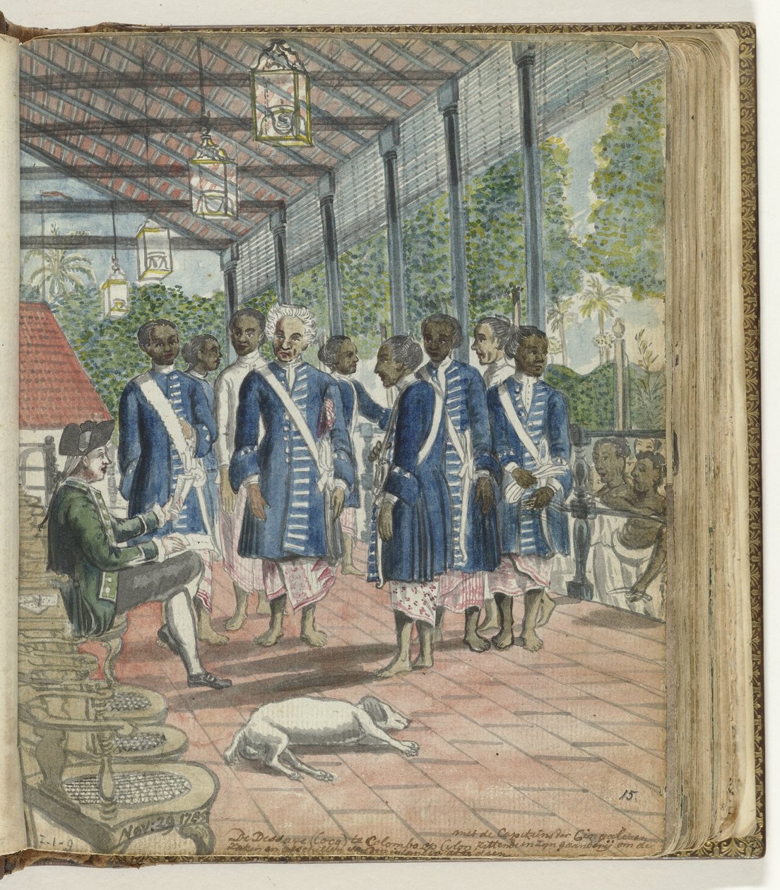 The Landraad in Colombo by Jan Brandes
