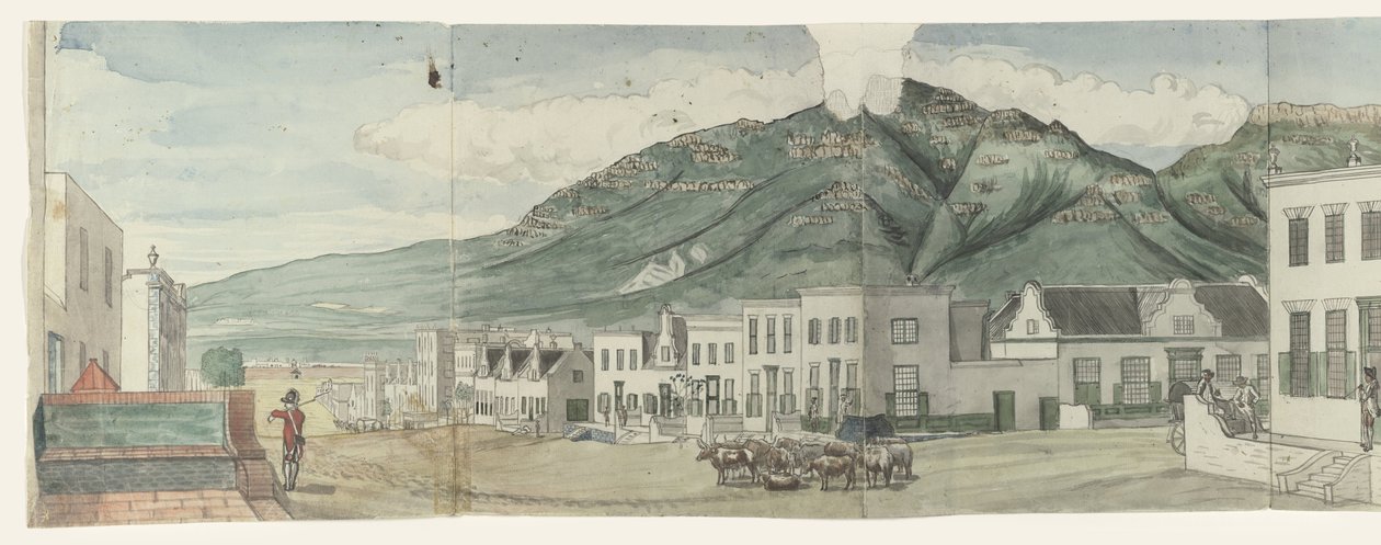 The Strand Street in Cape Town by Jan Brandes