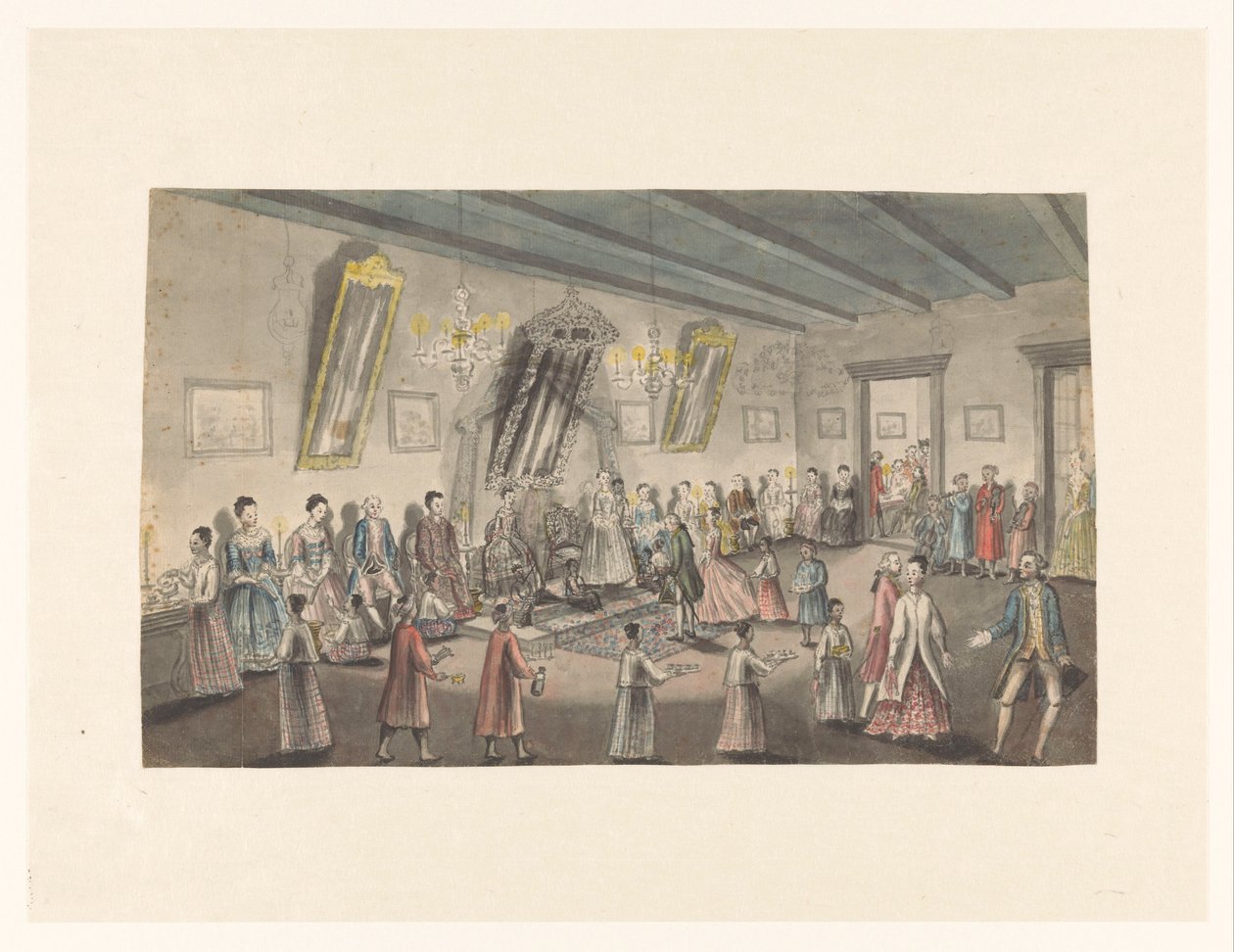 Dutch Bridal Feast in Batavia by Jan Brandes