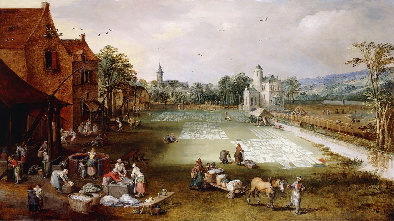 A Bleaching Ground by Jan Brueghel the Elder