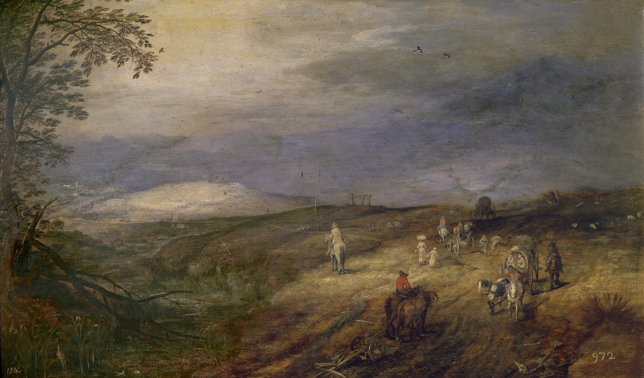 Forest Road by Jan Brueghel the Elder