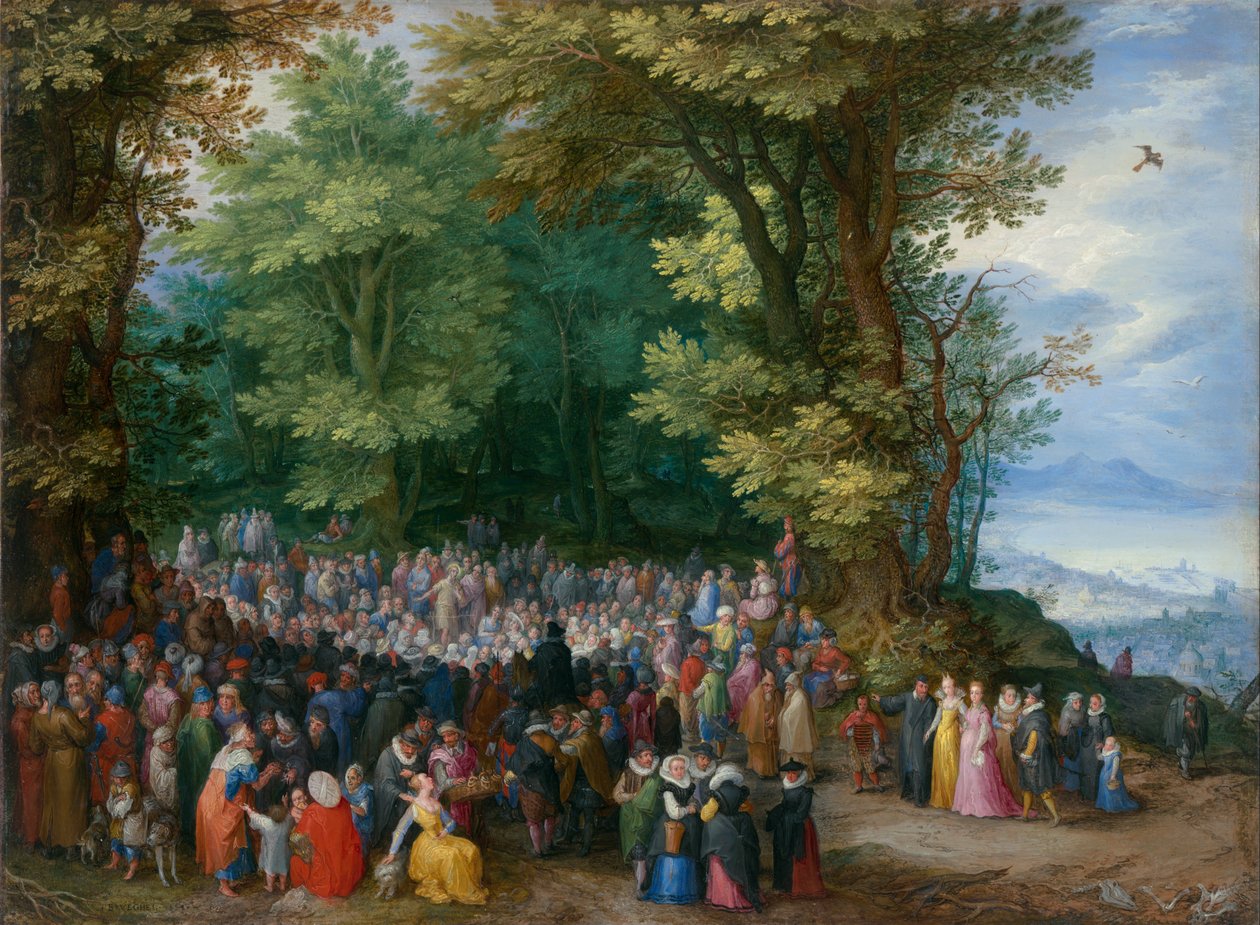 The Sermon on the Mount by Jan Brueghel the Elder