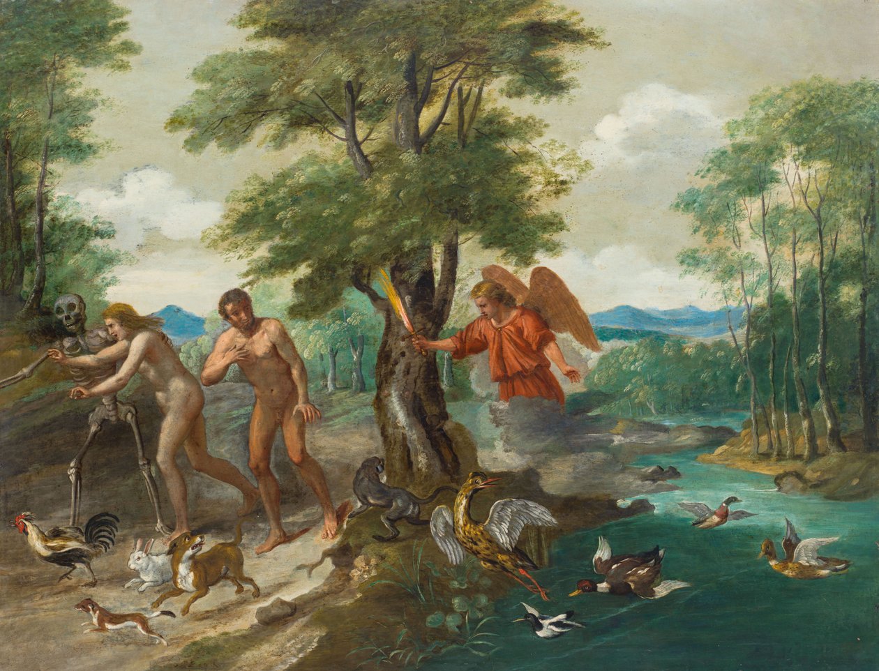 Adam and Eve in Paradise by Jan Brueghel the Younger