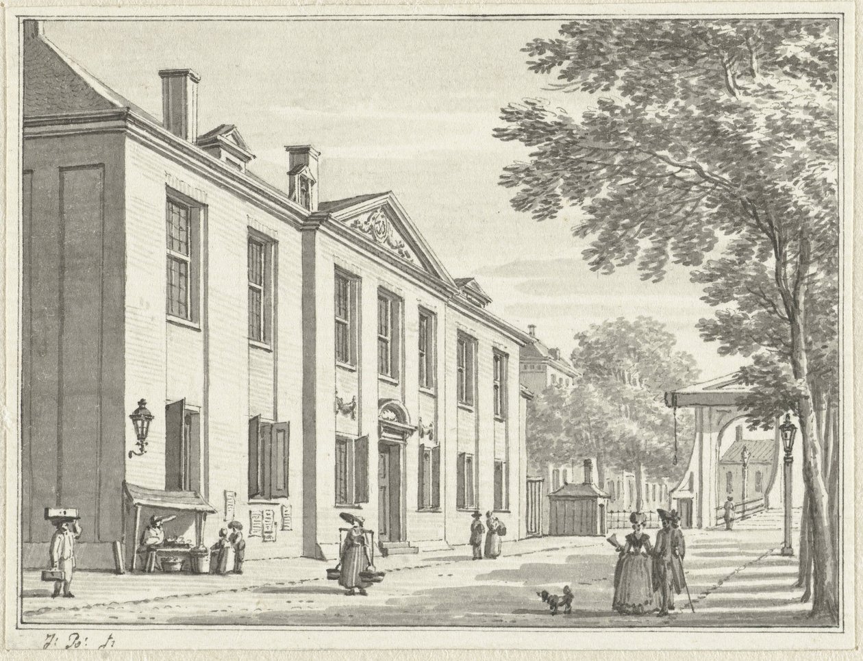 The Prinsenhof in Rotterdam by Jan Bulthuis