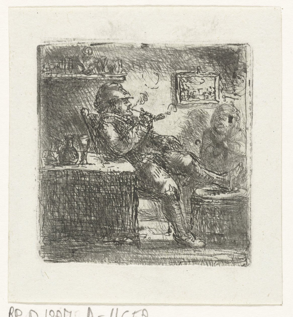 Man with Pipe by Jan Chalon