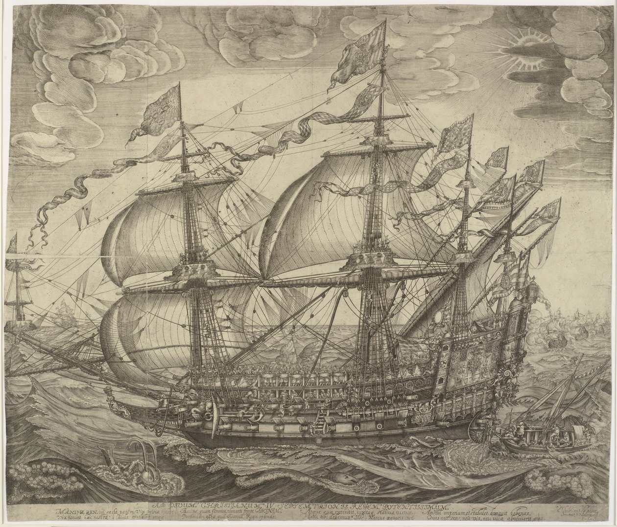 The Warship Trekroner by Jan Diricks van Campen