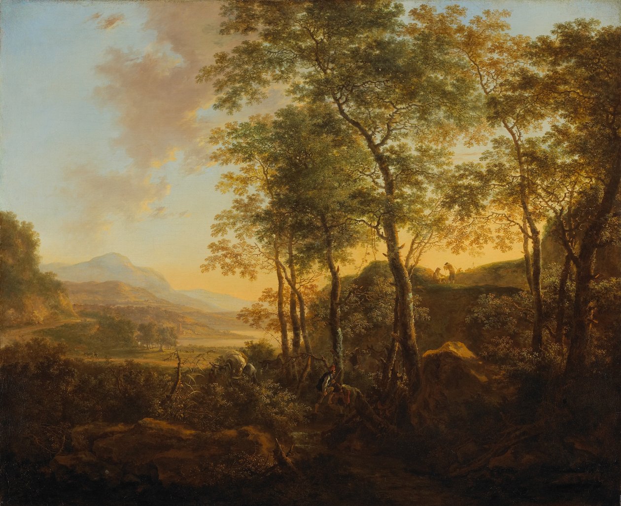 Wooded Hillside with a Vista, c.1645 by Jan Dirksz Both