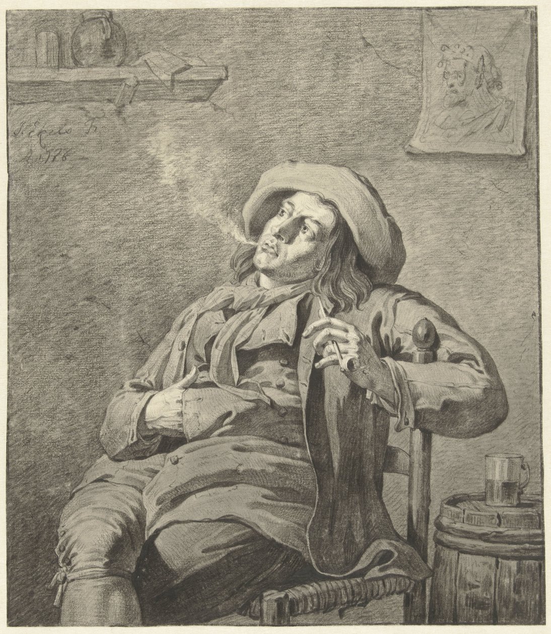 Smoking Man by Jan Ekels (II)