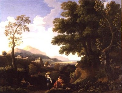 Classical Landscape with Figures by Jan Frans van Bloemen
