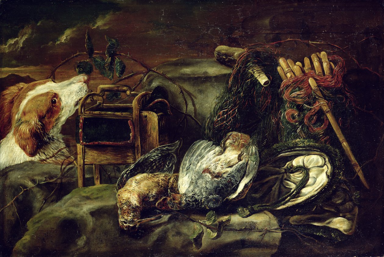 Hunting Still Life with Dead Birds by Jan Fyt
