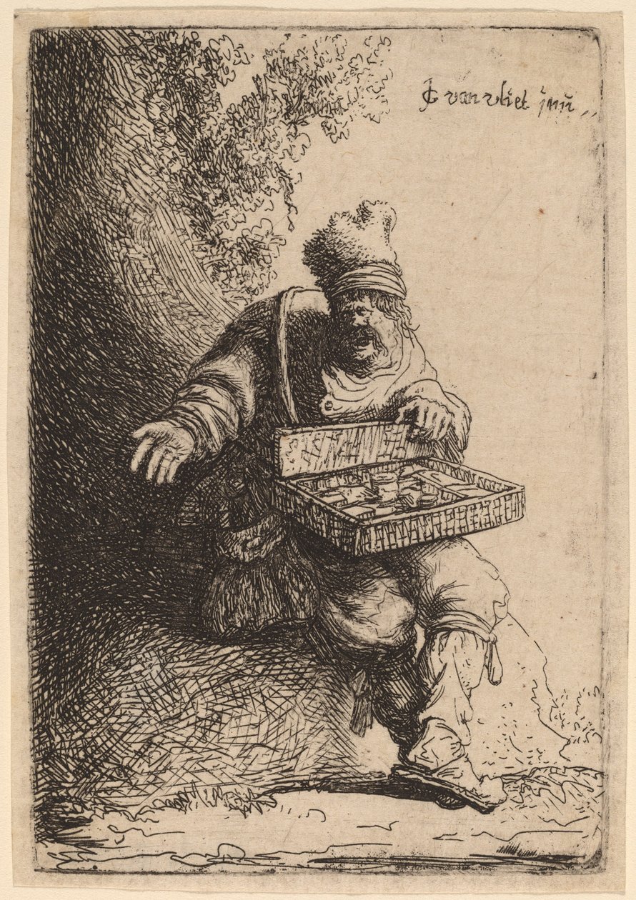 The Peddler by Jan Georg van Vliet