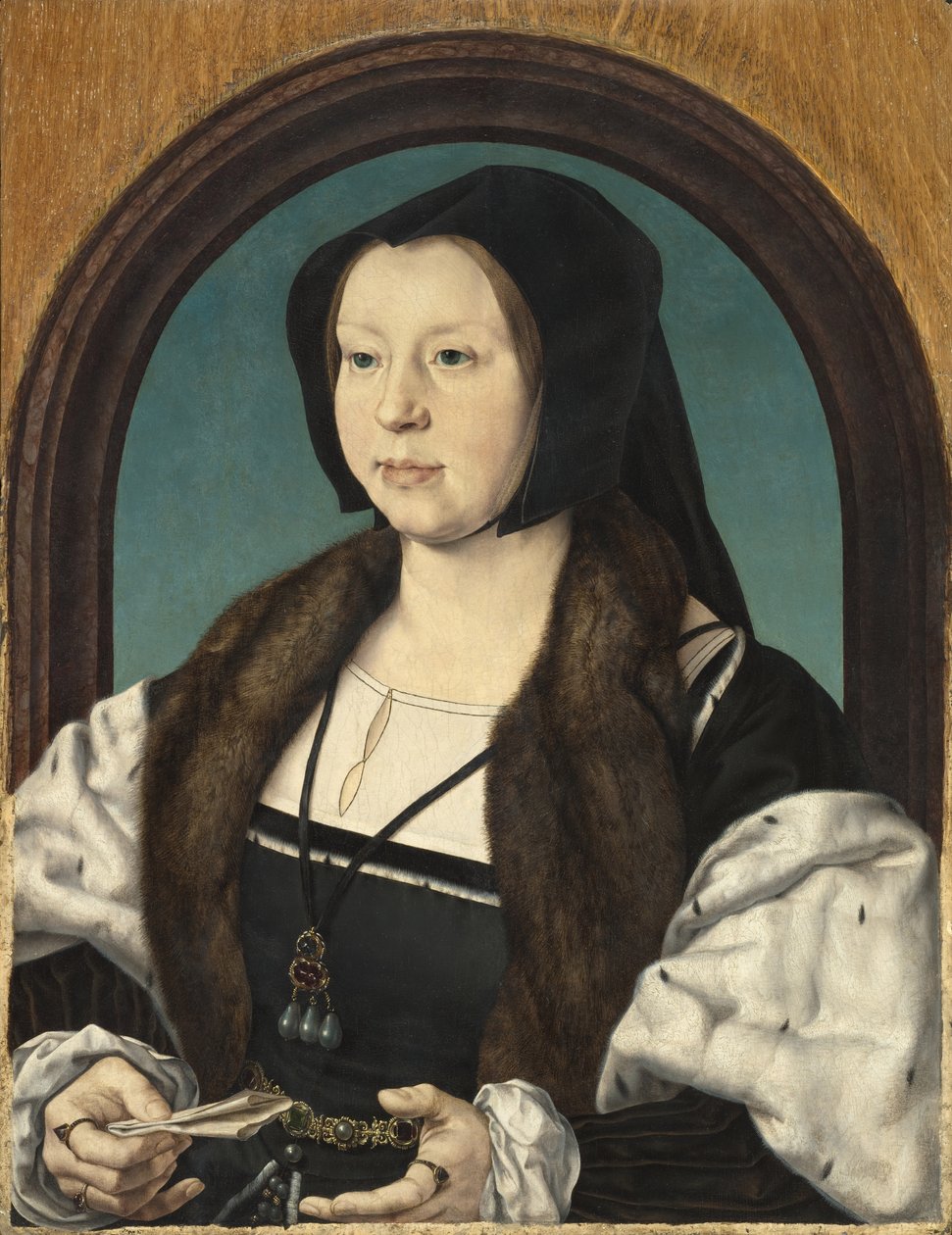 Portrait of Anna de Berghes by Jan Gossaert