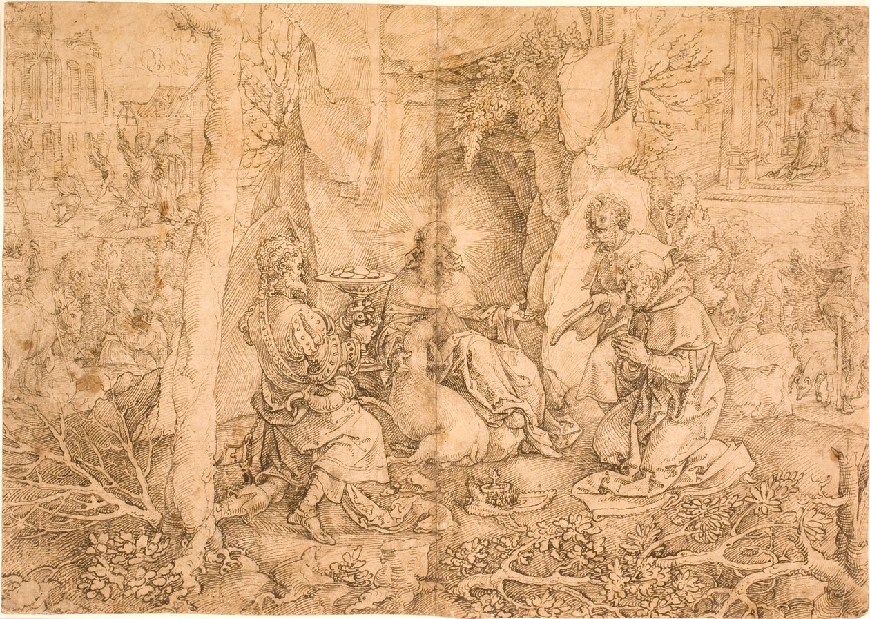 The Legend of St Giles by Jan Gossaert