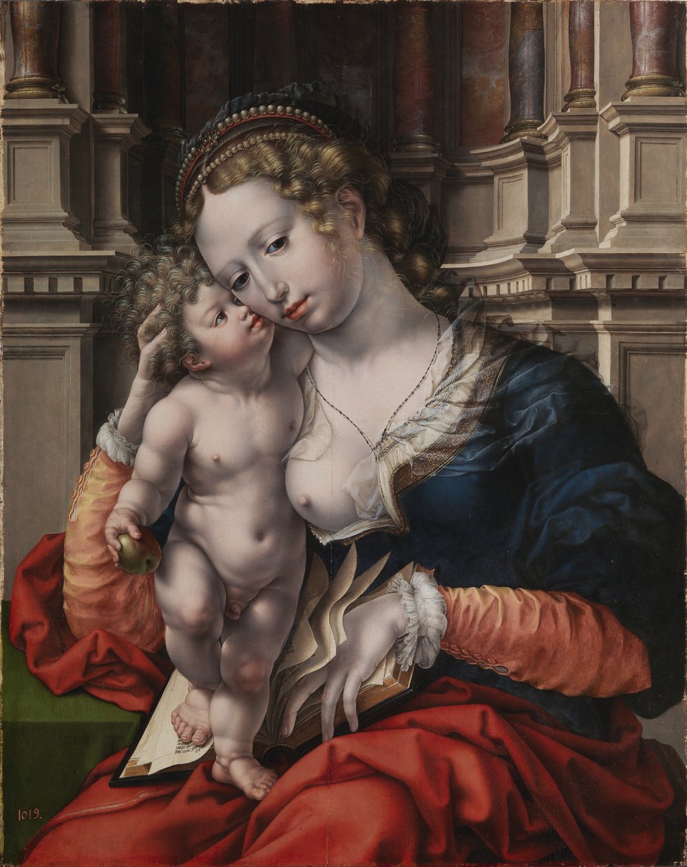 Virgin and Child by Jan Gossaert