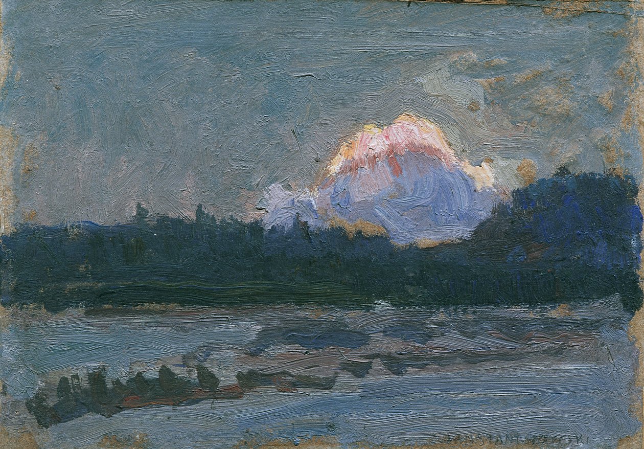 Sunset Tatra by Jan Grzegorz Stanisławski