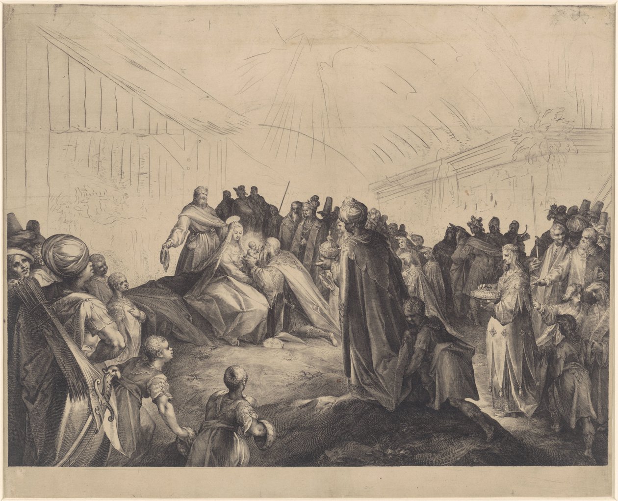 Adoration of the Kings by Jan Harmensz. Muller