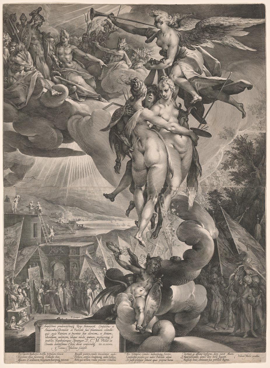 Apotheosis of the Arts by Jan Harmensz. Muller