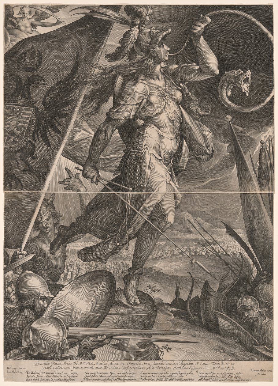 Bellona Leading the Imperial Armies by Jan Harmensz. Muller