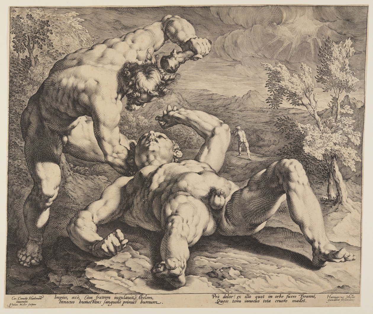 Cain Killing Abel by Jan Harmensz. Muller