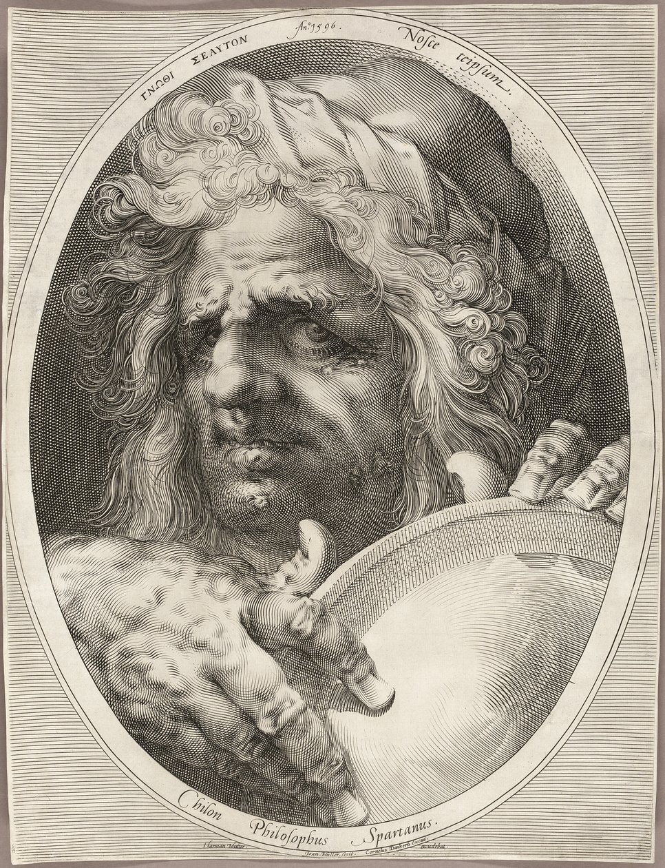 Chilon of Sparta by Jan Harmensz. Muller
