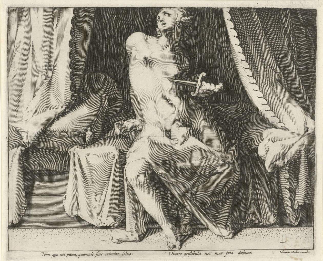 Death of Lucretia by Jan Harmensz. Muller