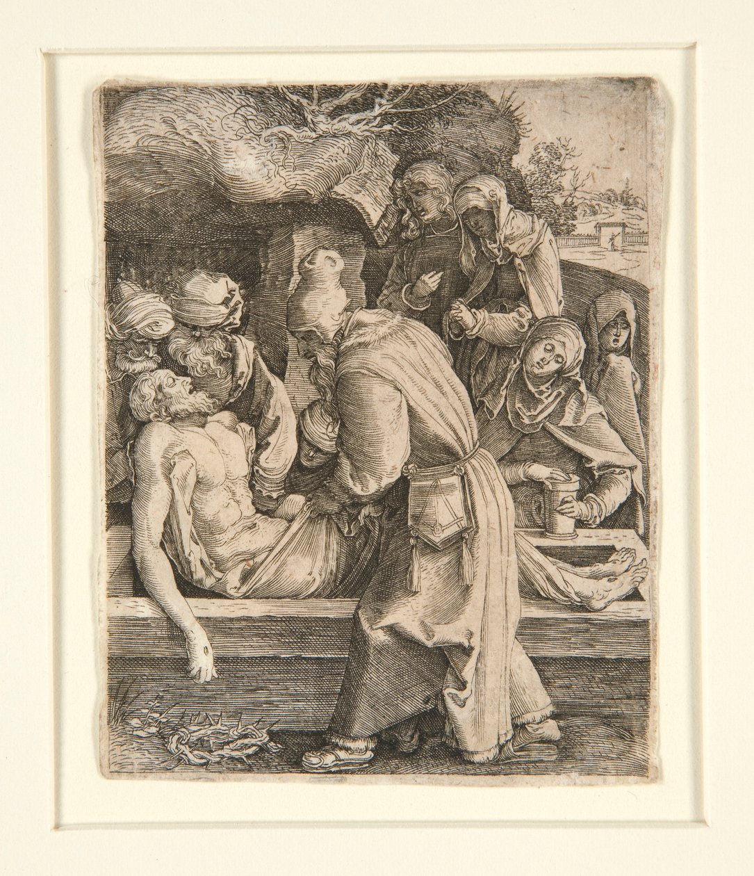 Entombment, from The Passion by Jan Harmensz. Muller