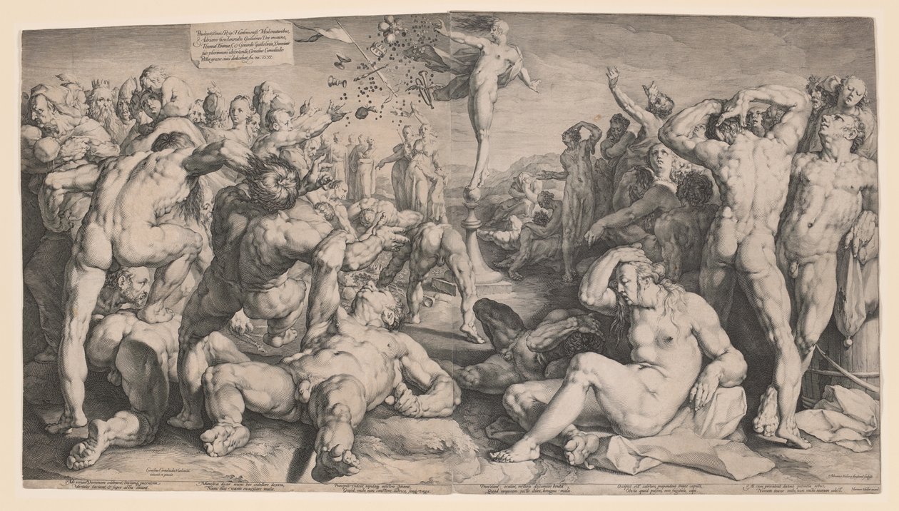 Fortune Distributing Her Gifts by Jan Harmensz. Muller