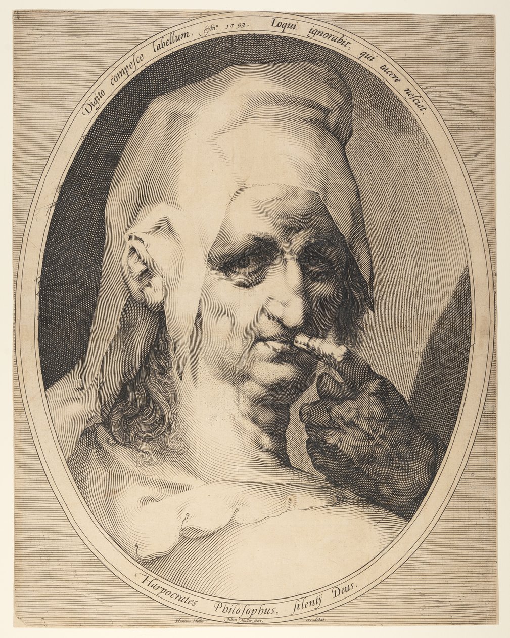 Harpocrates by Jan Harmensz. Muller