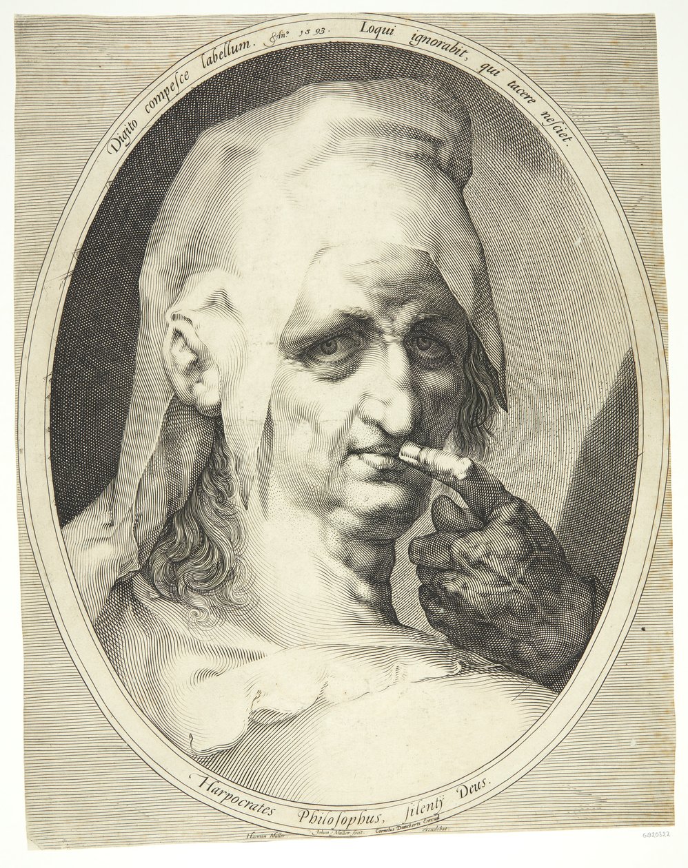 Harpocrates by Jan Harmensz. Muller
