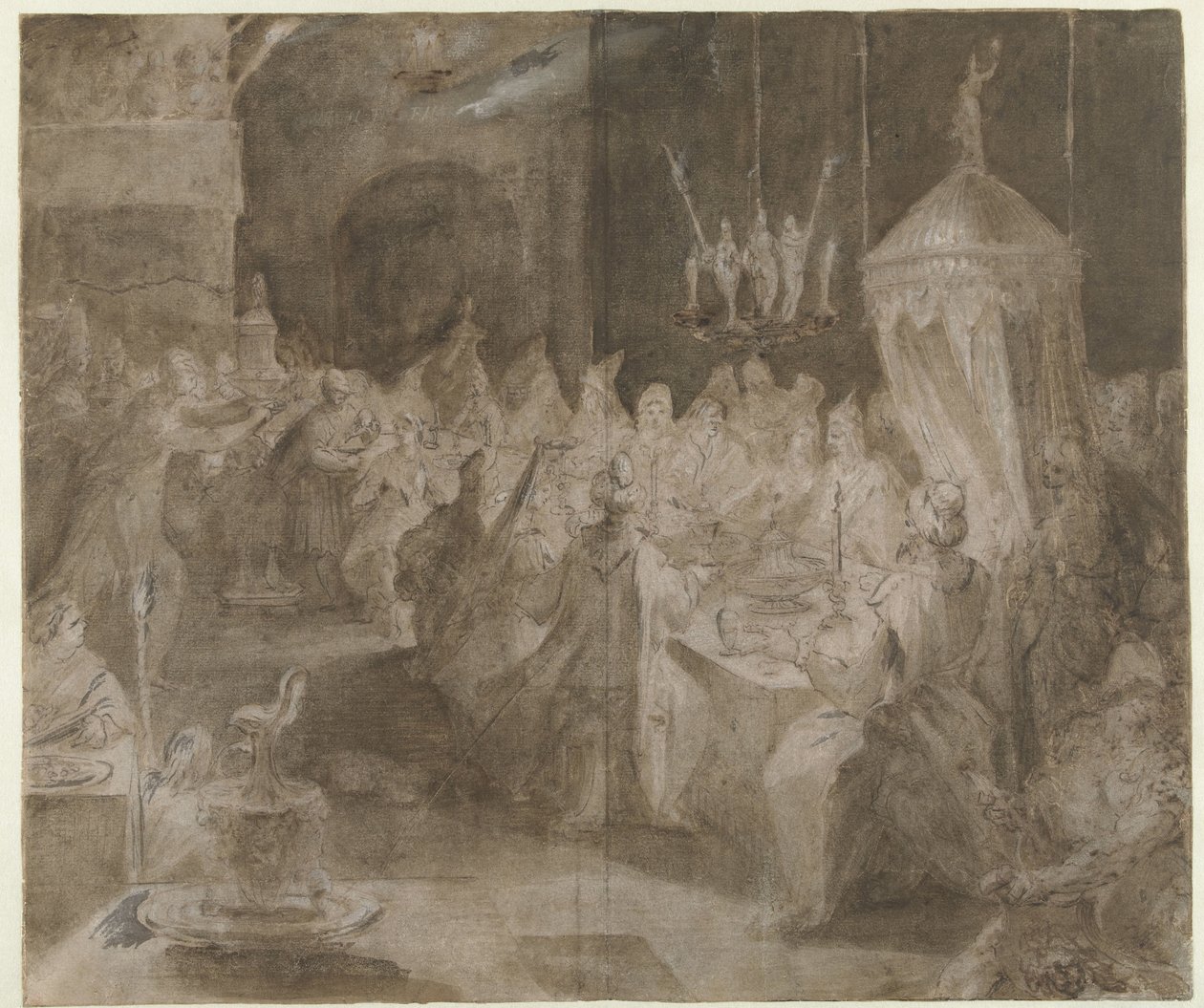 The Feast of Belshazzar by Jan Harmensz. Muller