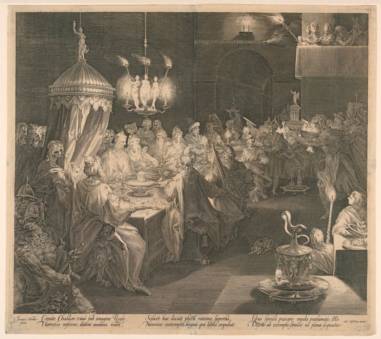 The Banquet of Belshazzar by Jan Harmensz Muller
