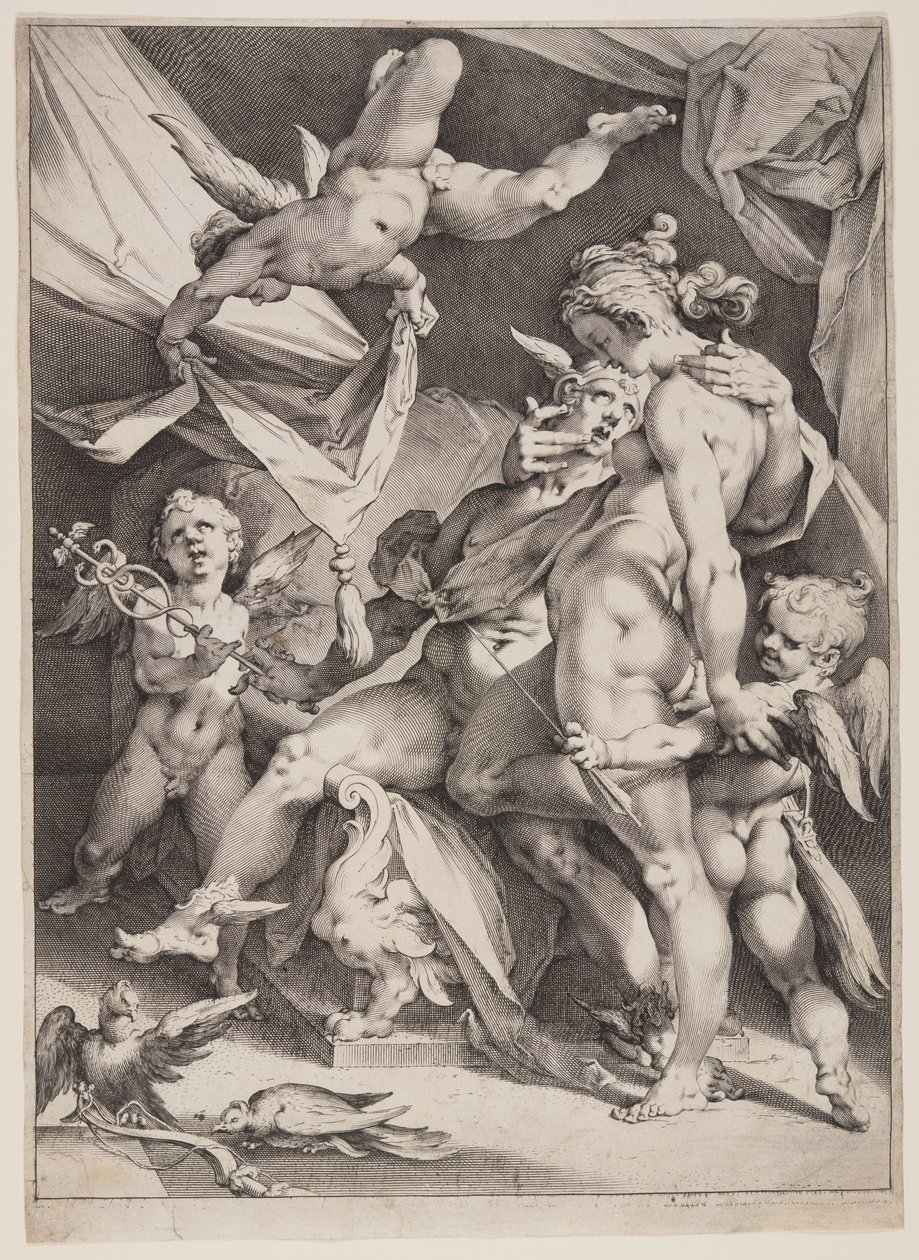 Venus and Mercury by Jan Harmensz. Muller