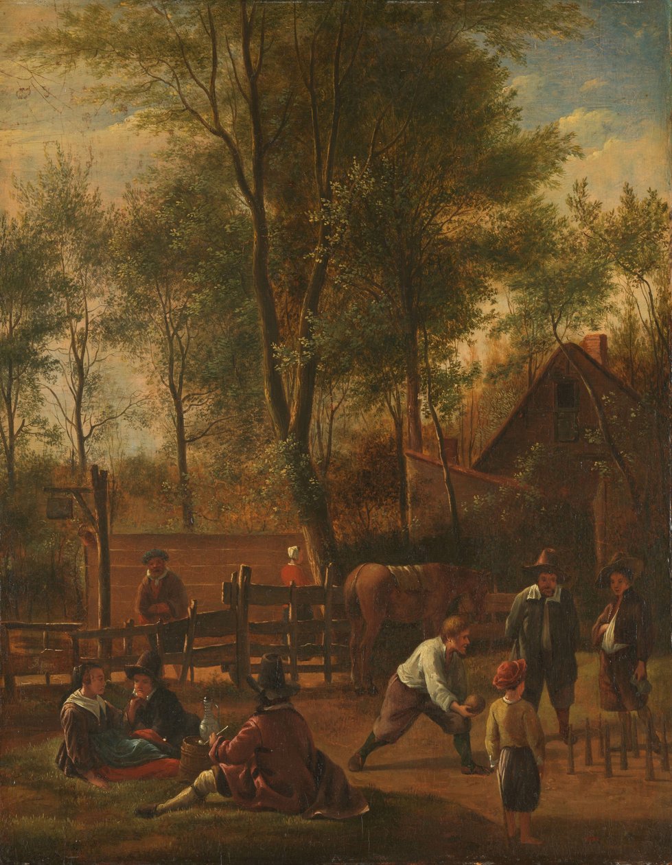 The Bowlers by Jan Havicksz. Steen (copy after)