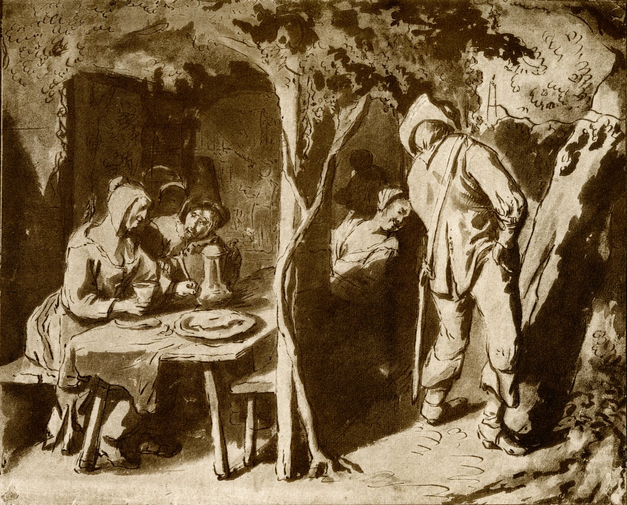 Tavern Garden by Jan Havickszoon Steen