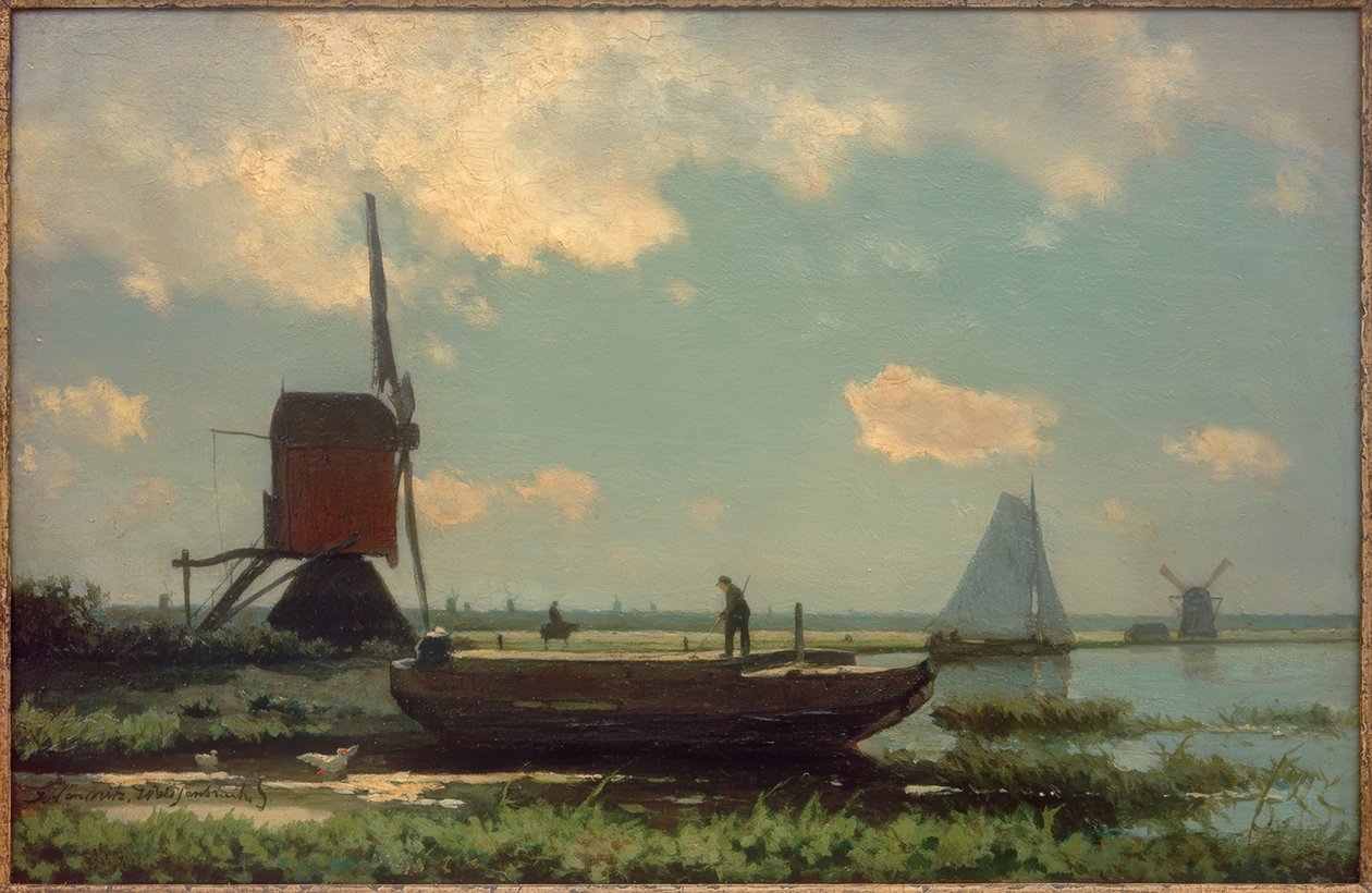 Polder Landscape by Jan Hendrik Weissenbruch