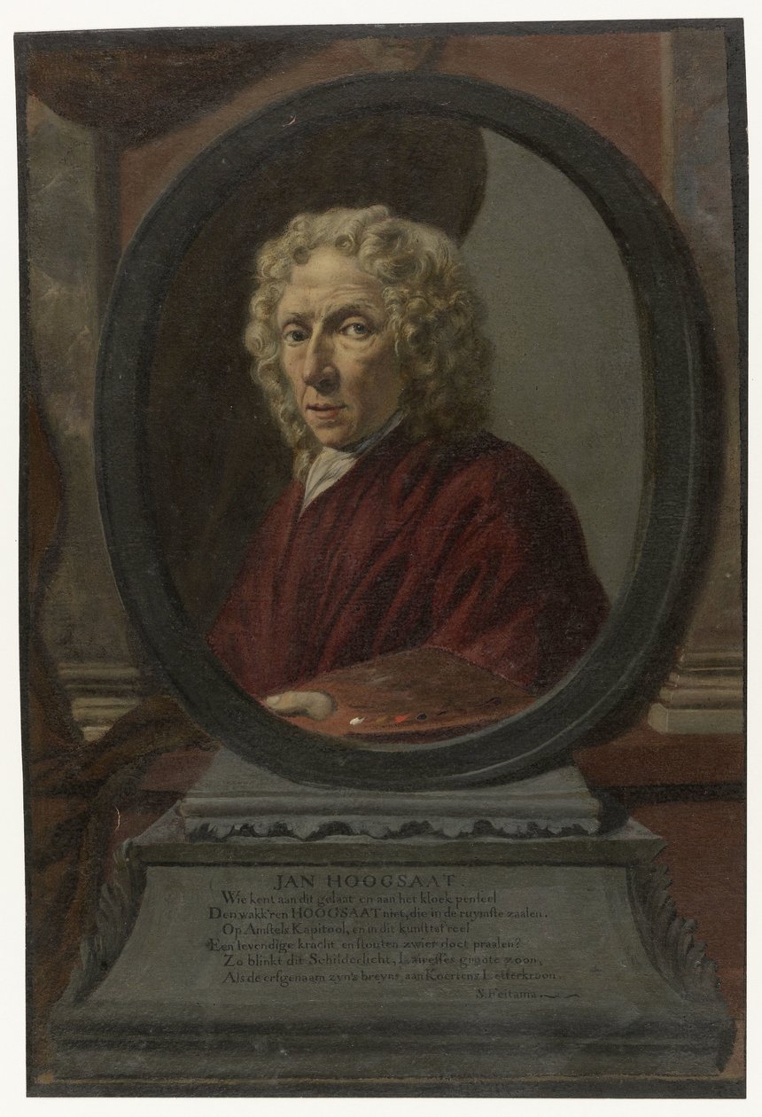 Self-Portrait of Jan Hoogsaat by Jan Hoogsaat