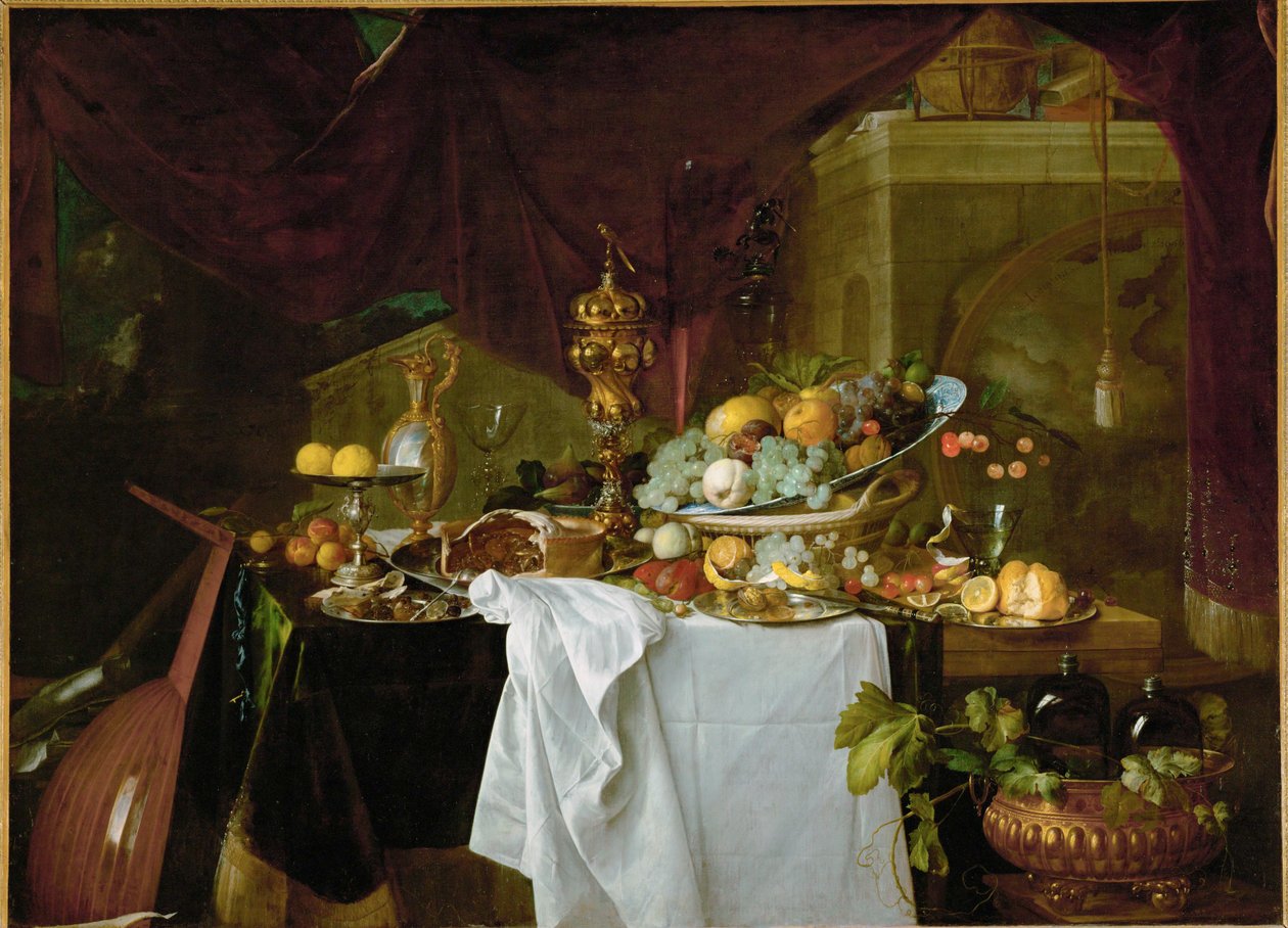 Dessert. Still-life by Jan Jansz de Heem