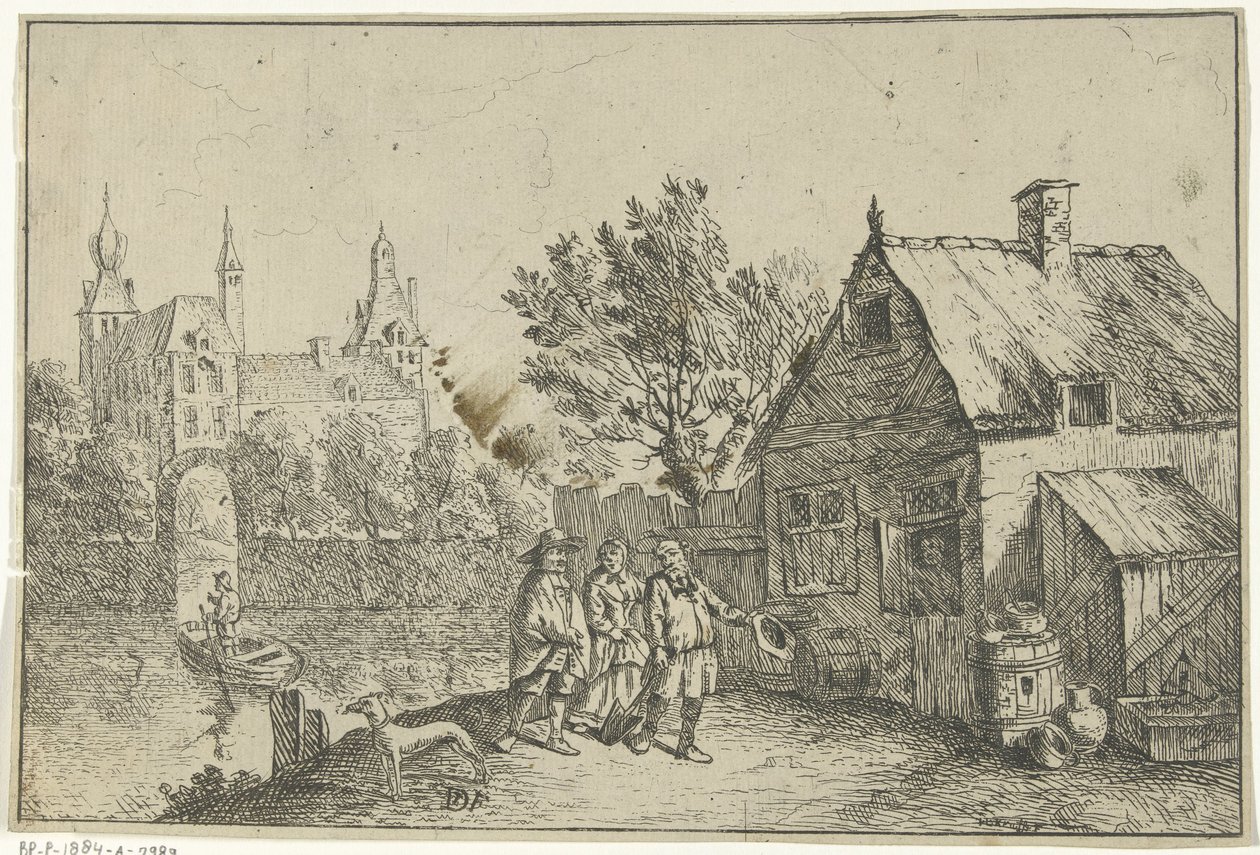 Farmhouse by the Water by Jan Lauwryn Krafft (I)