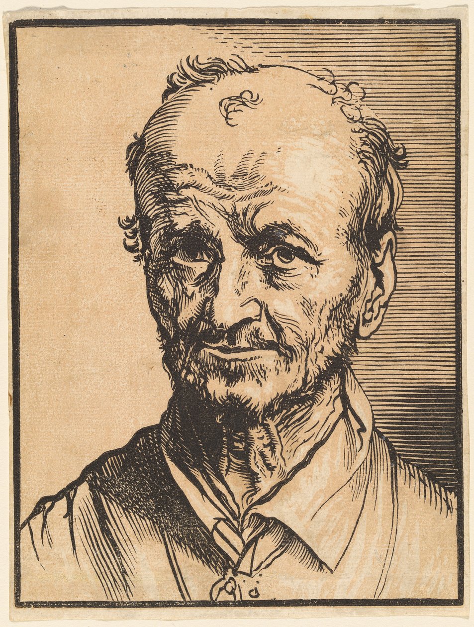 Bust of a Balding Man by Jan Lievens