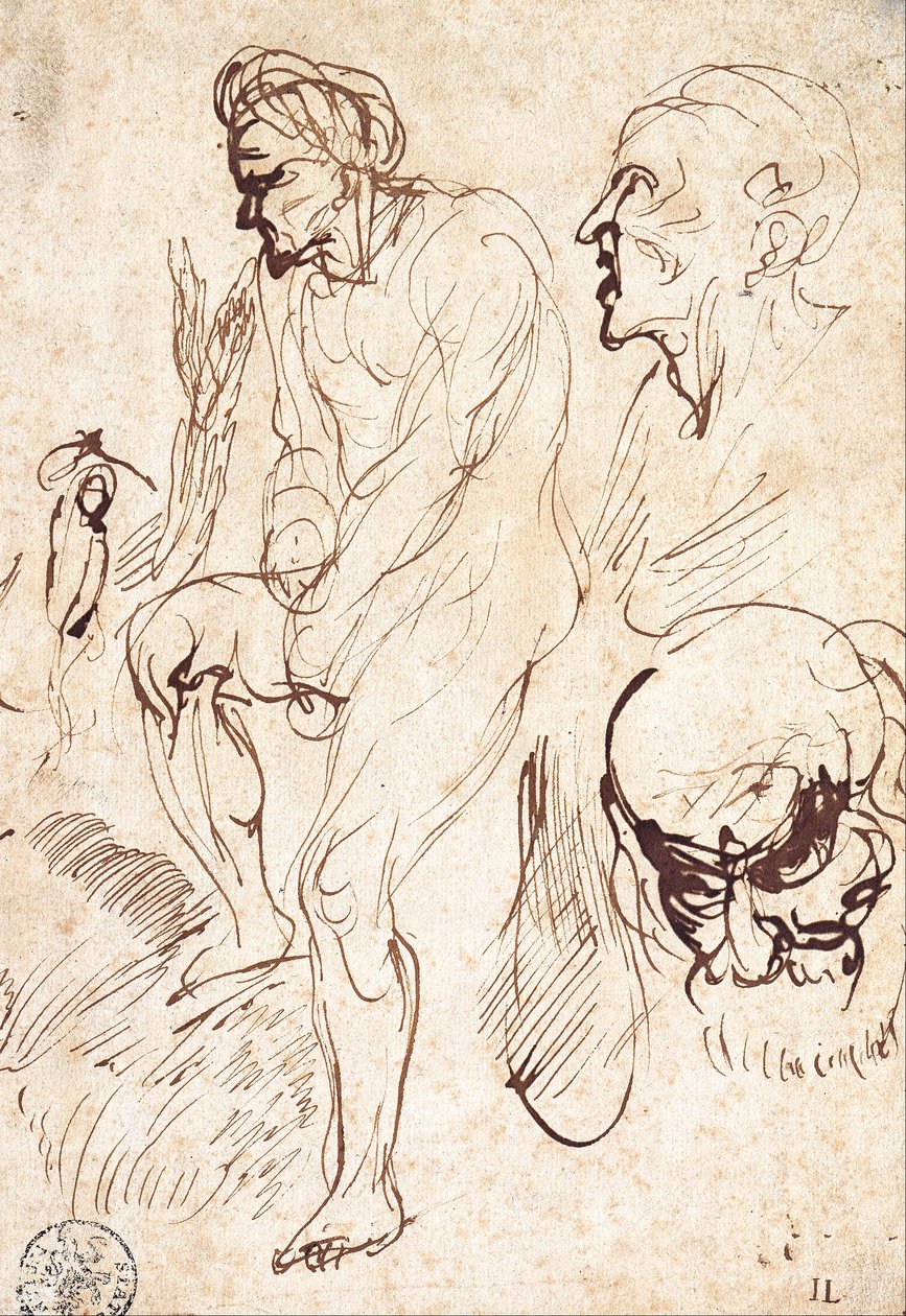 Studies after the Model by Jan Lievens