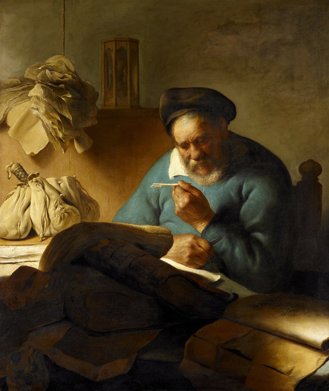 The Quill-cutter by Jan Lievens