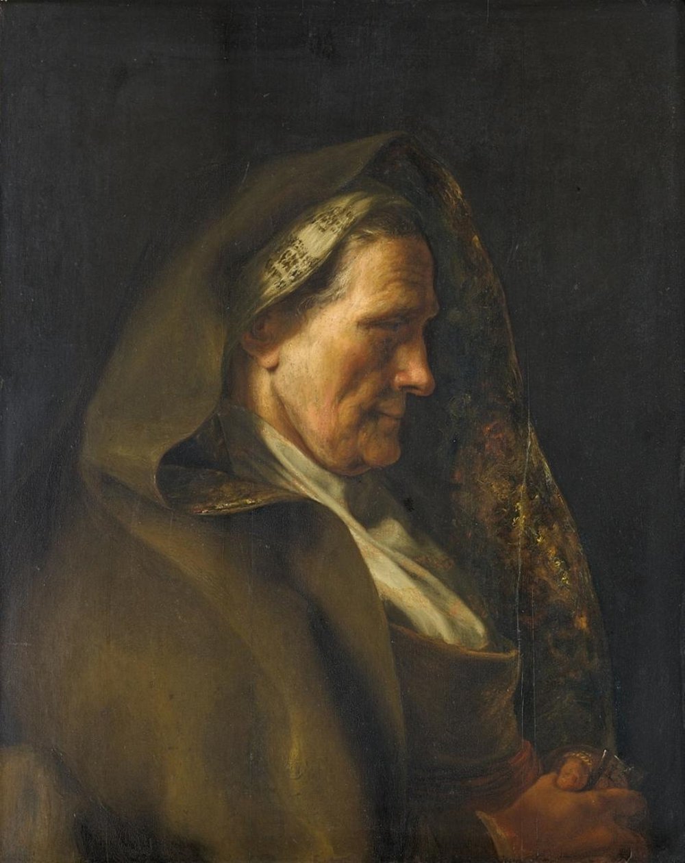 Tronie of an Elderly Woman by Jan Lievens