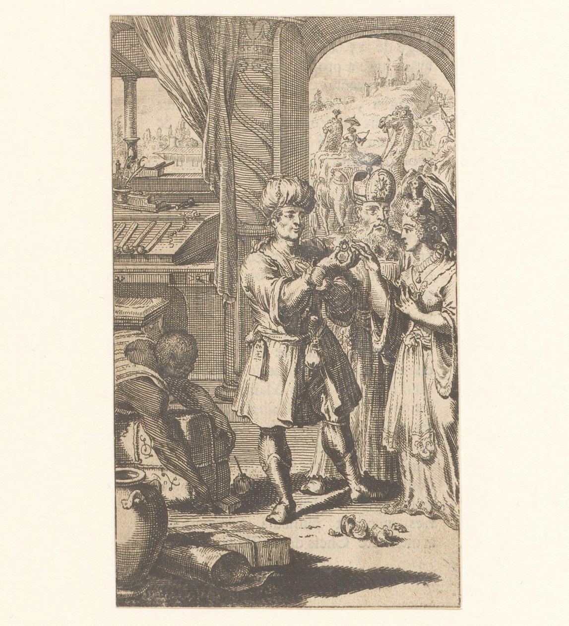 Marriage Between Mohammed and Chadidja by Jan Luyken (possibly)