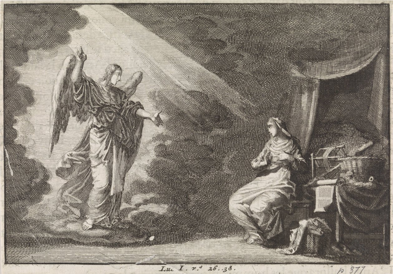 Annunciation by Jan Luyken