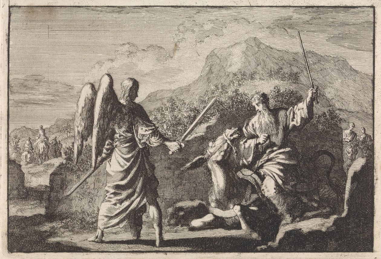 Balaam and the Angel by Jan Luyken